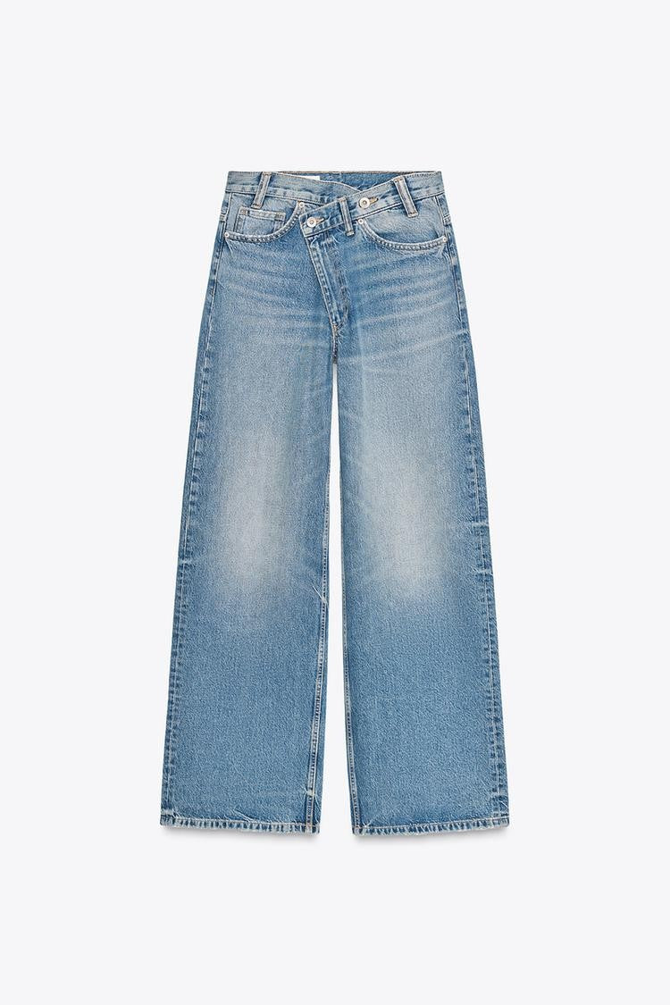 Ivy High-Waisted Double-Button Jeans