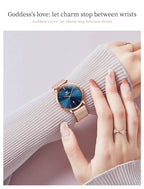 OLEVS Celeste Rose Gold Watch Gift Set