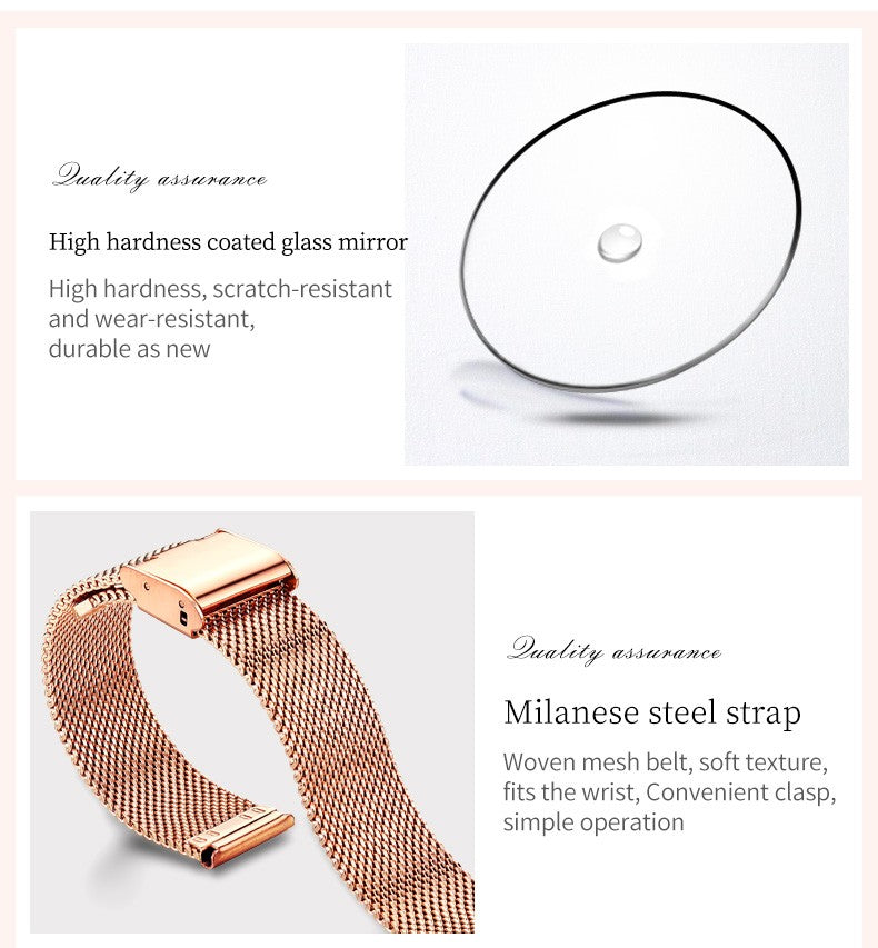 OLEVS Celeste Rose Gold Watch Gift Set