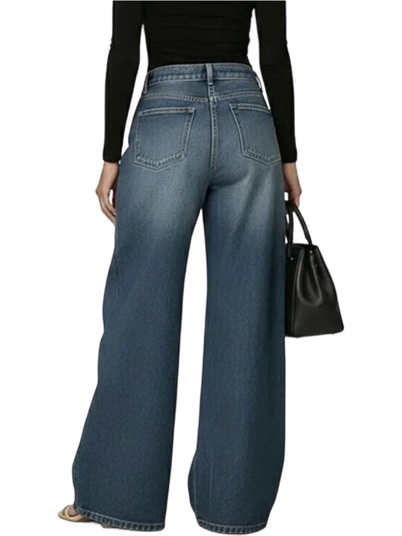 Nova Cutout Wide-Leg Jeans