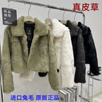 Rani Faux-Fur Trim Short Winter Jacket