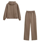 Elara Hooded Wide-Leg Lounge Set