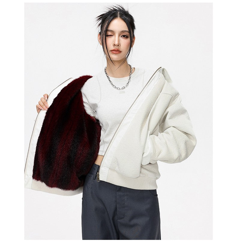 Talia Reversible Faux Leather Jacket