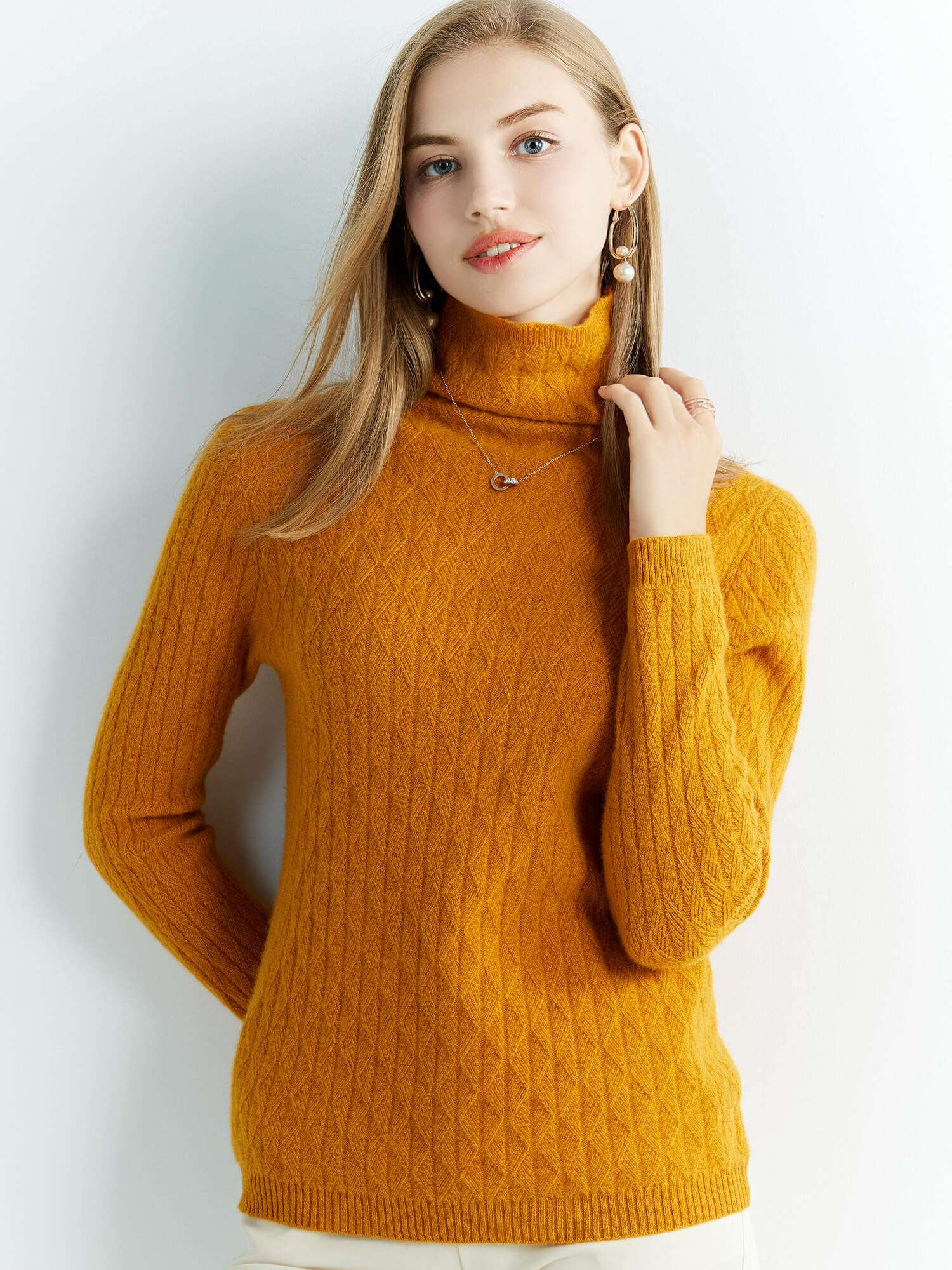 Freya Wool Turtleneck Sweater