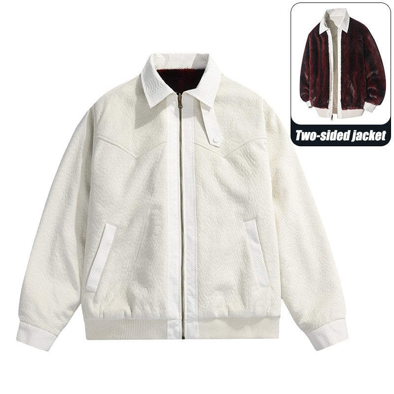 Talia Reversible Faux Leather Jacket