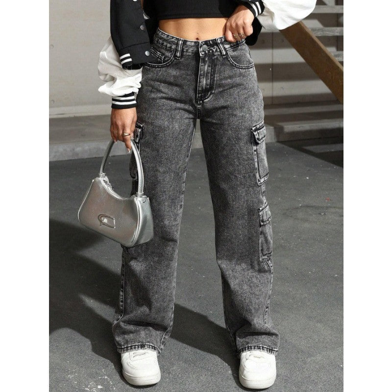 Romy High-Rise Cargo Jeans