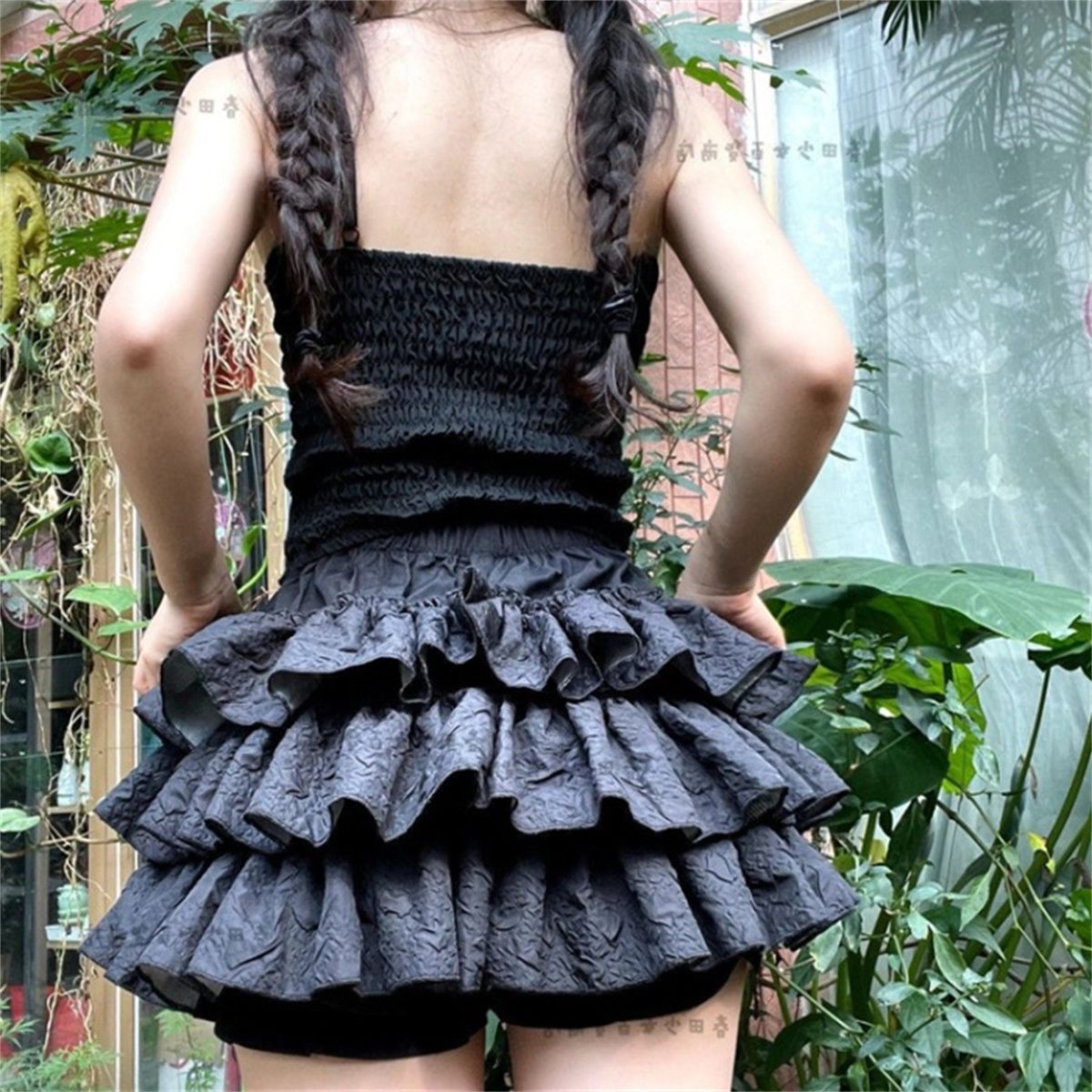 Luna Tiered Ruffle Mini Skirt