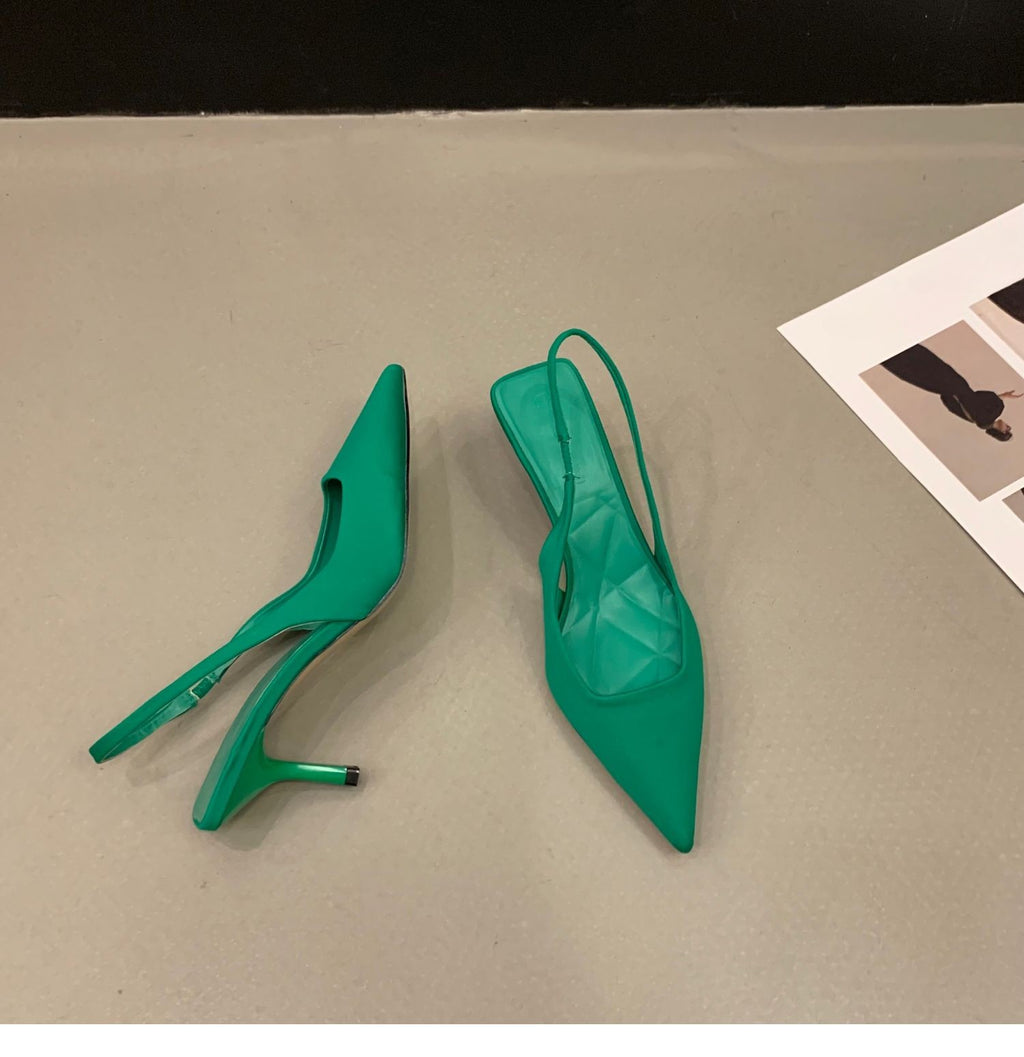 Valentina Pointed-Toe Stiletto Pumps