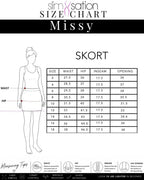 Pull-On Skort with Pockets - Black
