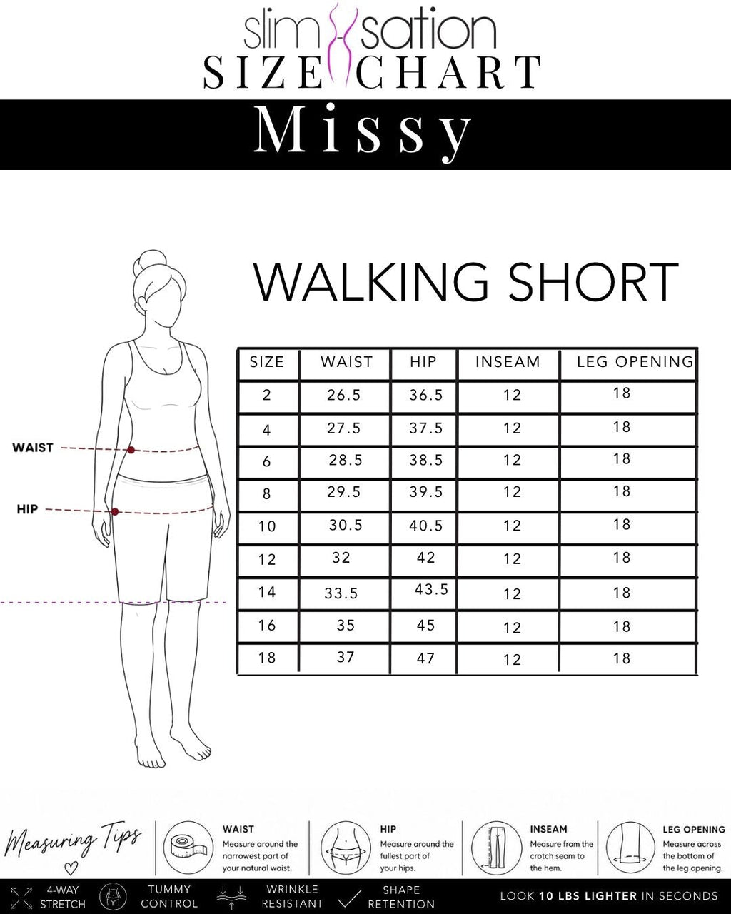 Pull On Black Walking Shorts With Pockets