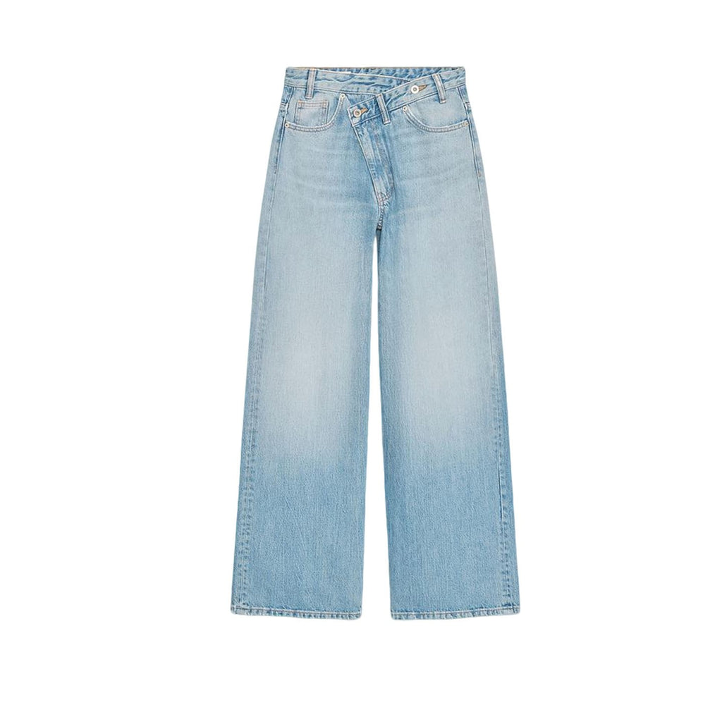 Ivy High-Waisted Double-Button Jeans