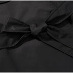 Senhora cor sólida rendas até jaqueta elegante chique manga comprida lapela botão solto casaco outono estilo rua nova jaqueta outerwear 2025