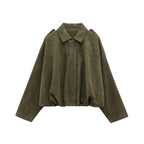 Marielle Faux-Suede Jacket & Bermuda Shorts Set
