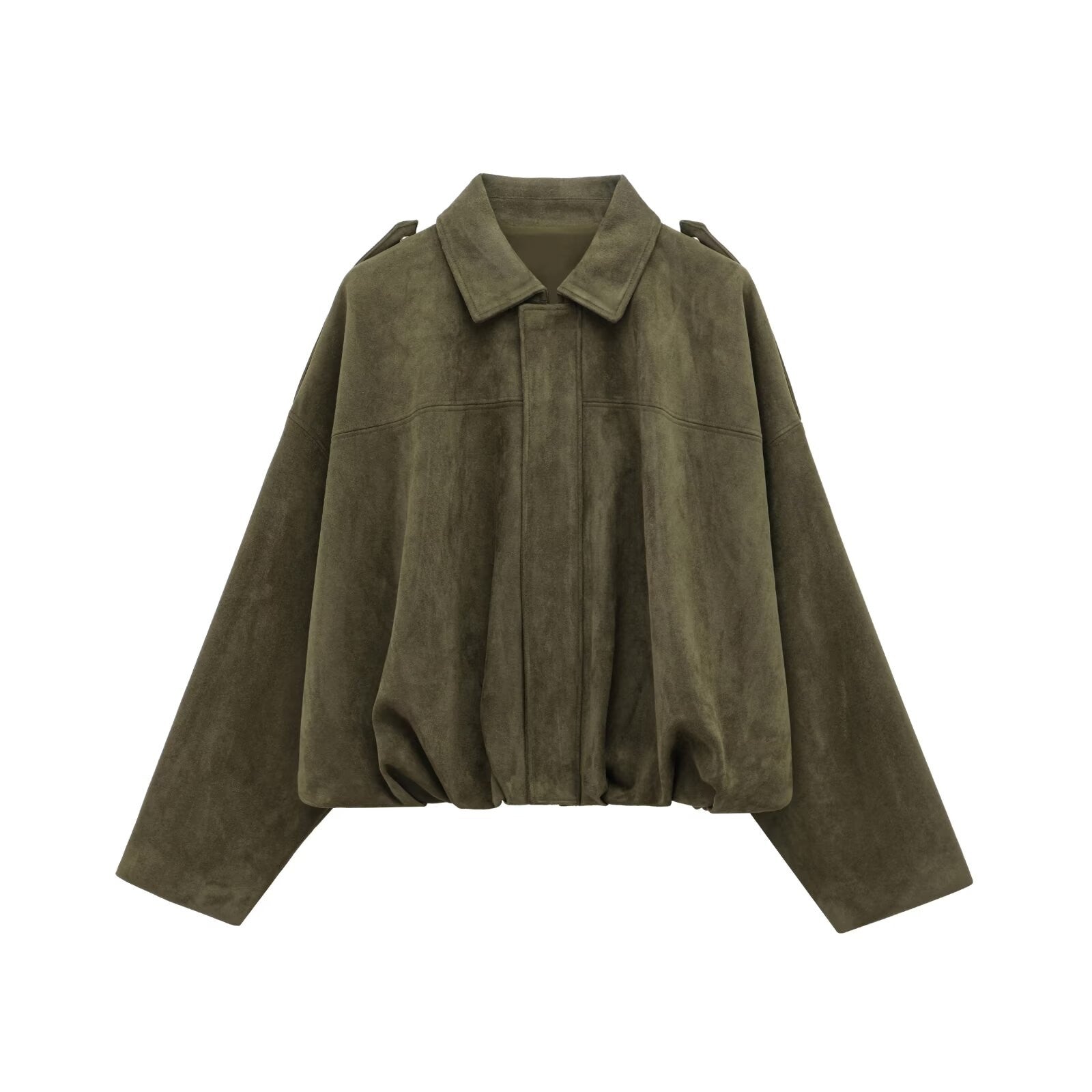 Marielle Faux-Suede Jacket & Bermuda Shorts Set