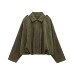 Marielle Faux-Suede Jacket & Bermuda Shorts Set