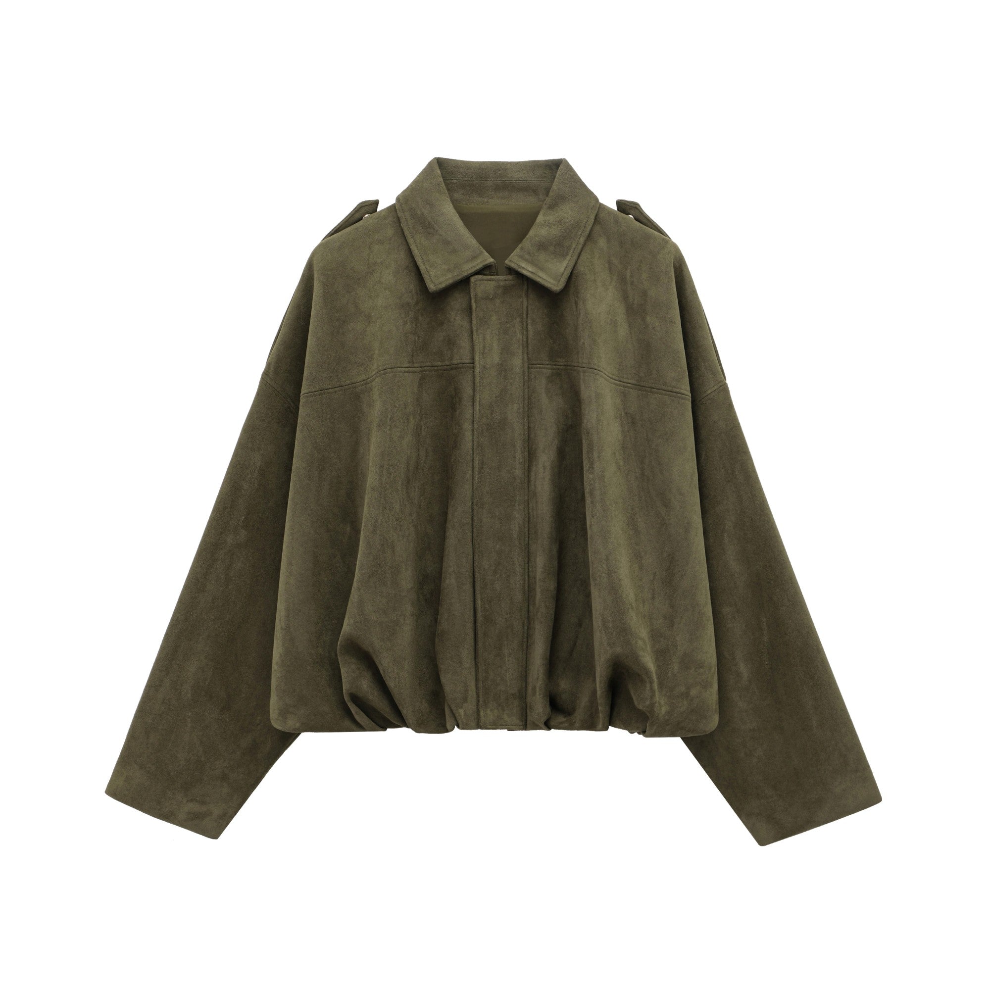 Marielle Faux-Suede Jacket & Bermuda Shorts Set