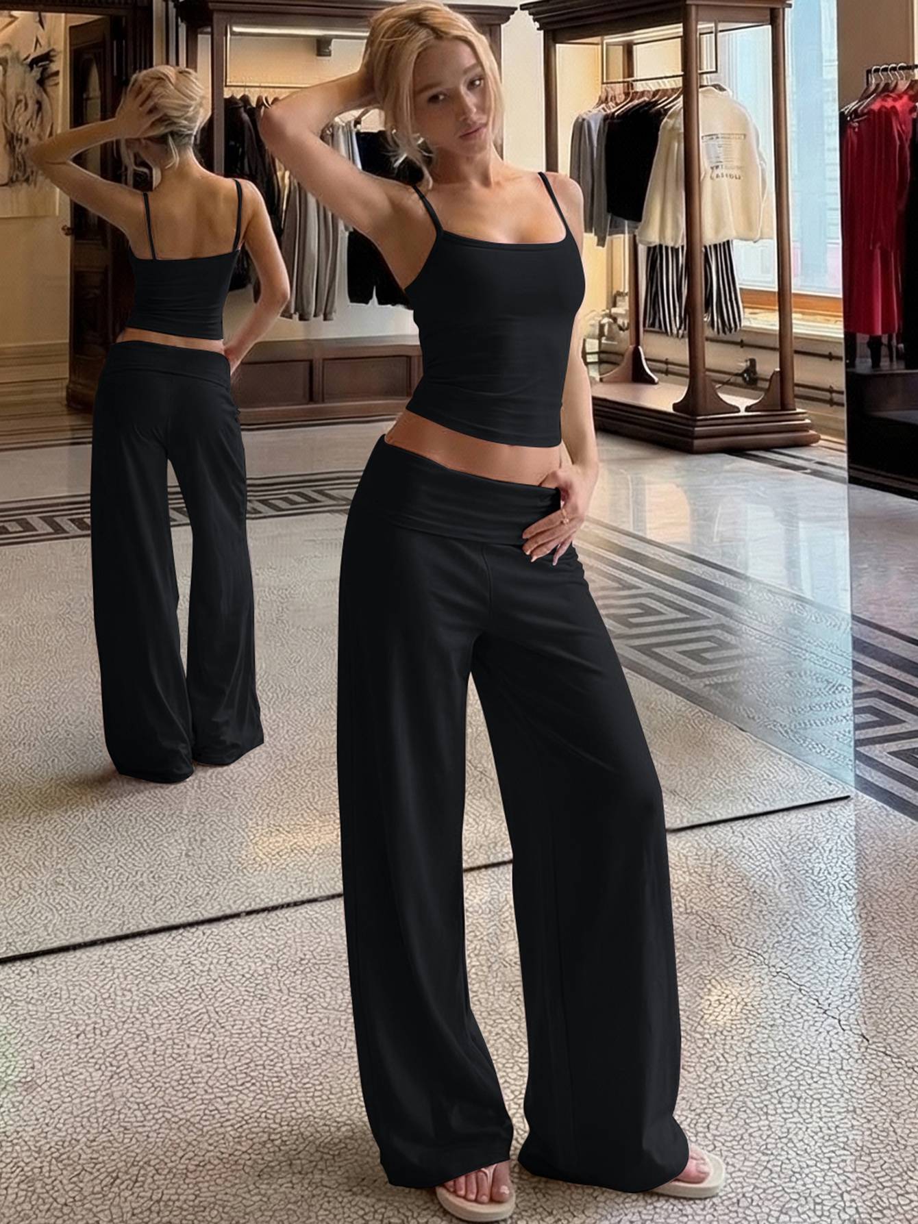 Selene Backless Flare Set