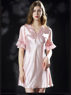 Serene Satin Chemise Nightgown