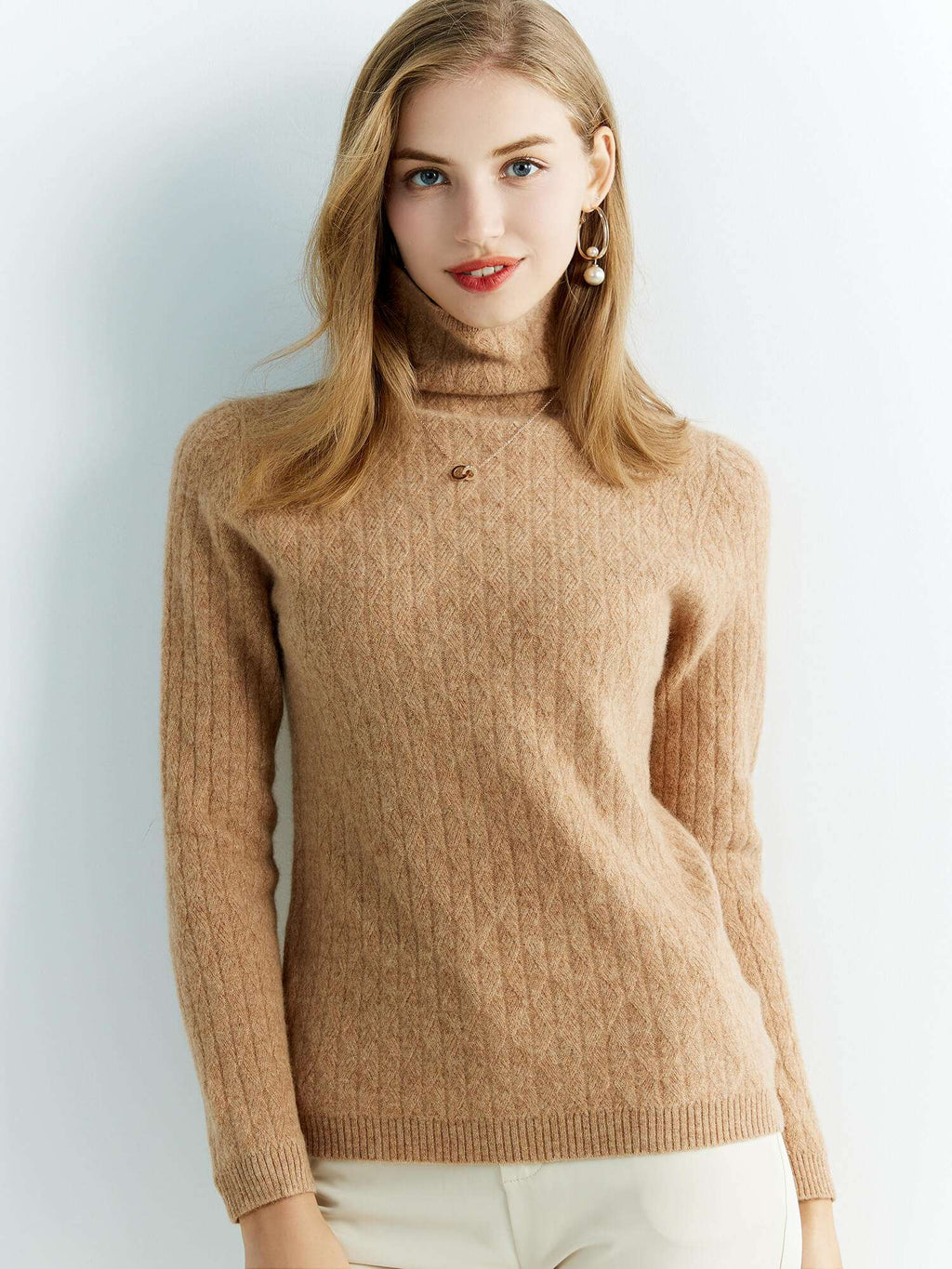 Freya Wool Turtleneck Sweater