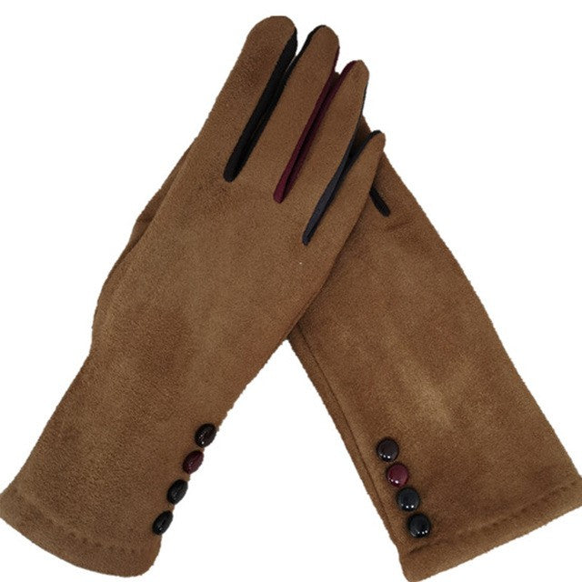 Isla Suede Touchscreen Winter Gloves
