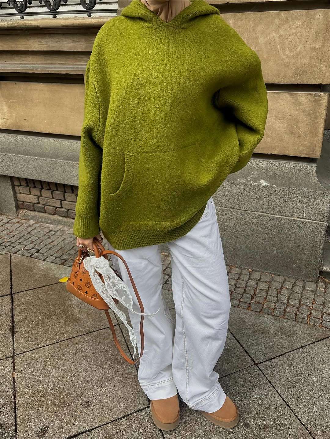 Aria Hooded Knit Pullover Sweater