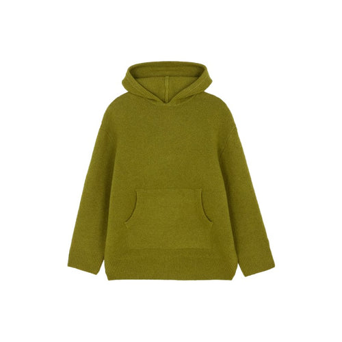 Aria Hooded Knit Pullover Sweater