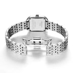BERNY Square Stainless Steel Quartz Watch