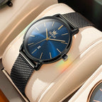 OLEVS Celeste Rose Gold Watch Gift Set