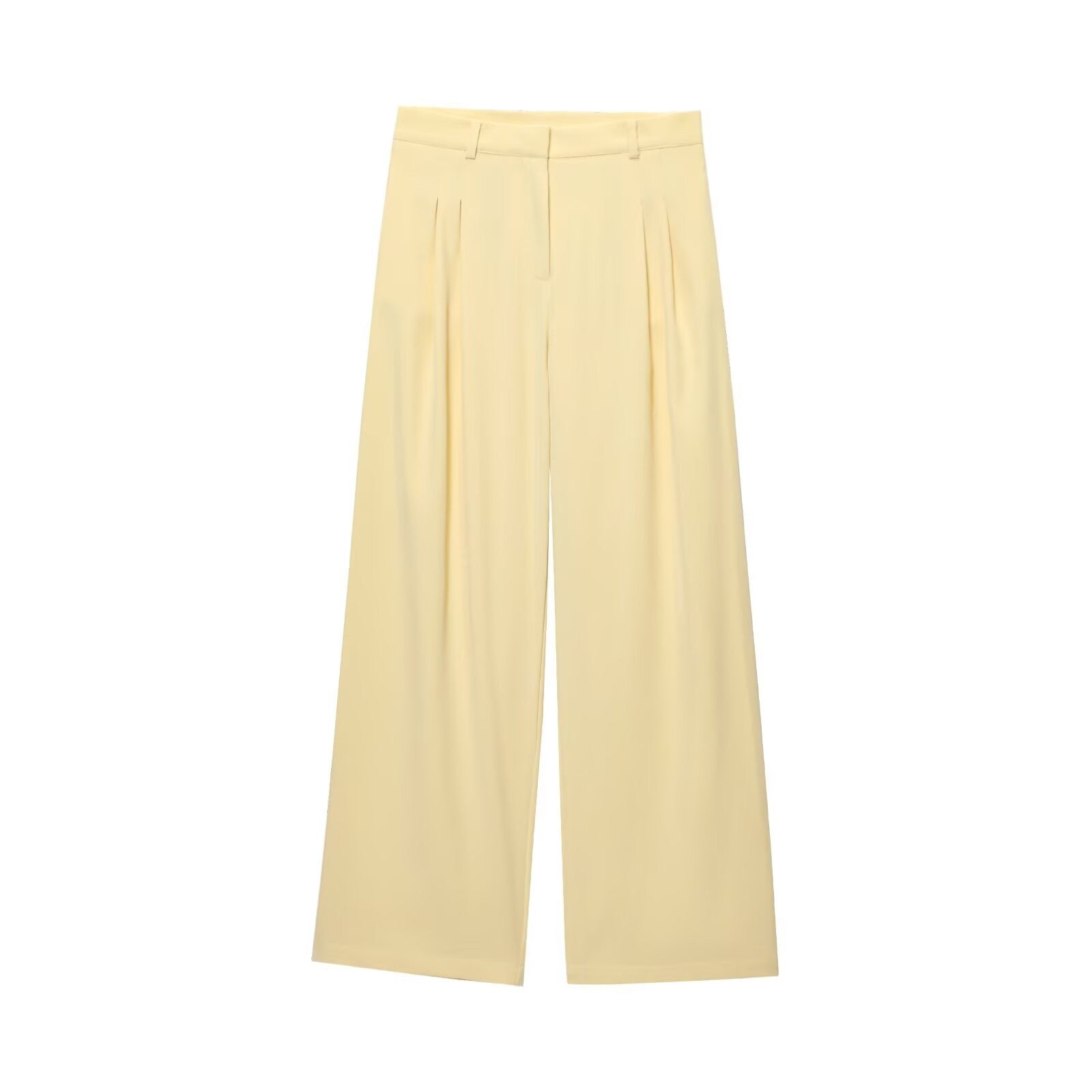 Odette Buttoned Vest & Straight-Leg Pants Set