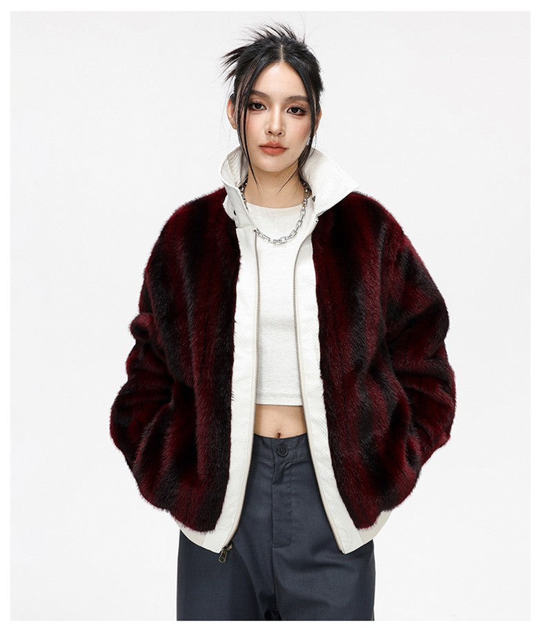 Talia Reversible Faux Leather Jacket