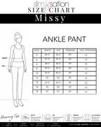Pull-On White Ankle Pant