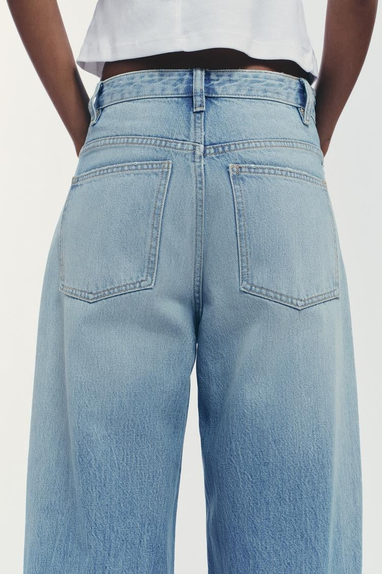 Ivy High-Waisted Double-Button Jeans