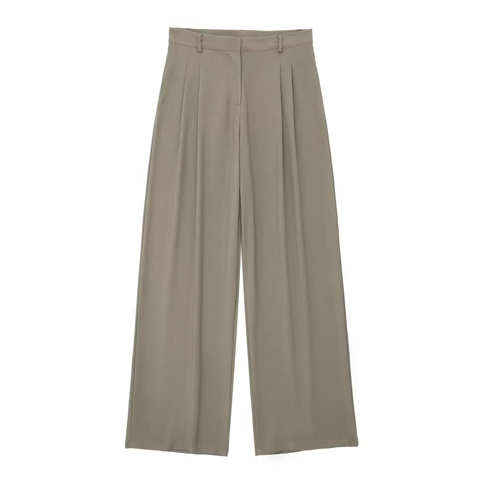 Odette Buttoned Vest & Straight-Leg Pants Set
