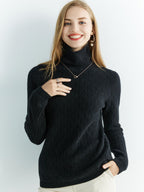 Freya Wool Turtleneck Sweater