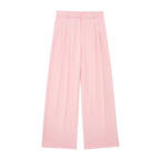Odette Buttoned Vest & Straight-Leg Pants Set