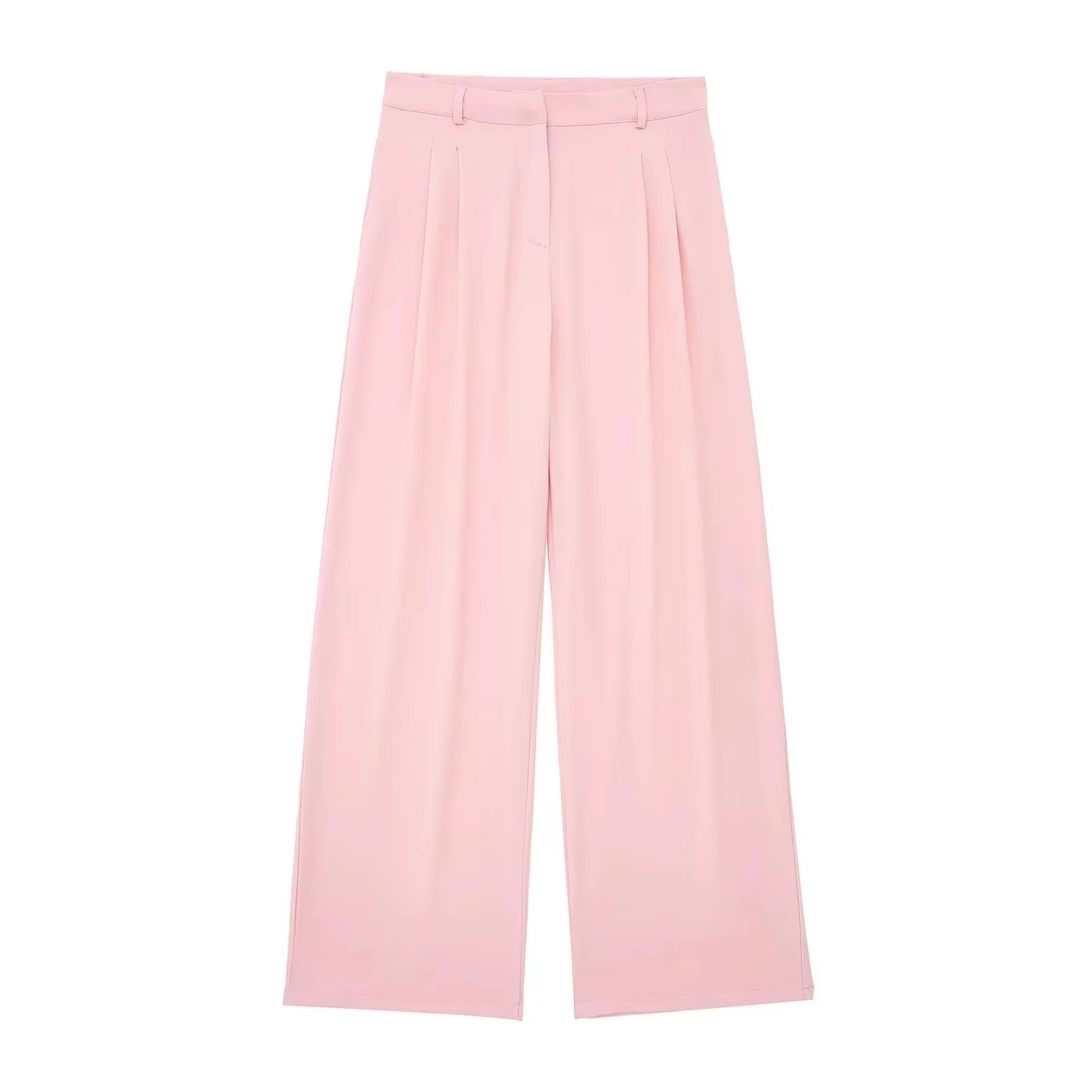 Odette Buttoned Vest & Straight-Leg Pants Set