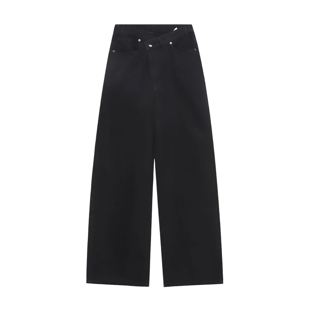 Ivy High-Waisted Double-Button Jeans