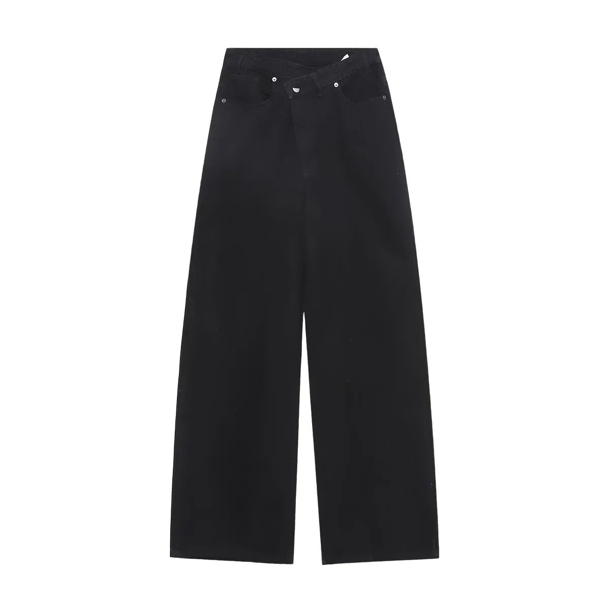 Ivy High-Waisted Double-Button Jeans