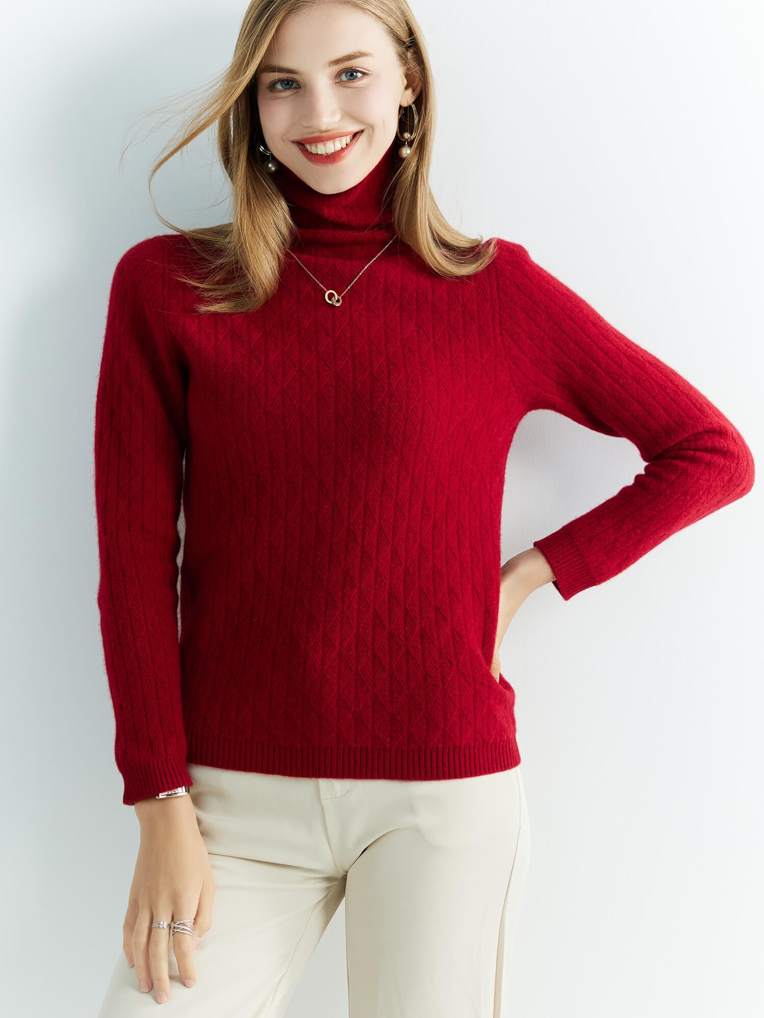 Freya Wool Turtleneck Sweater