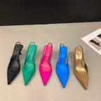 Valentina Pointed-Toe Stiletto Pumps