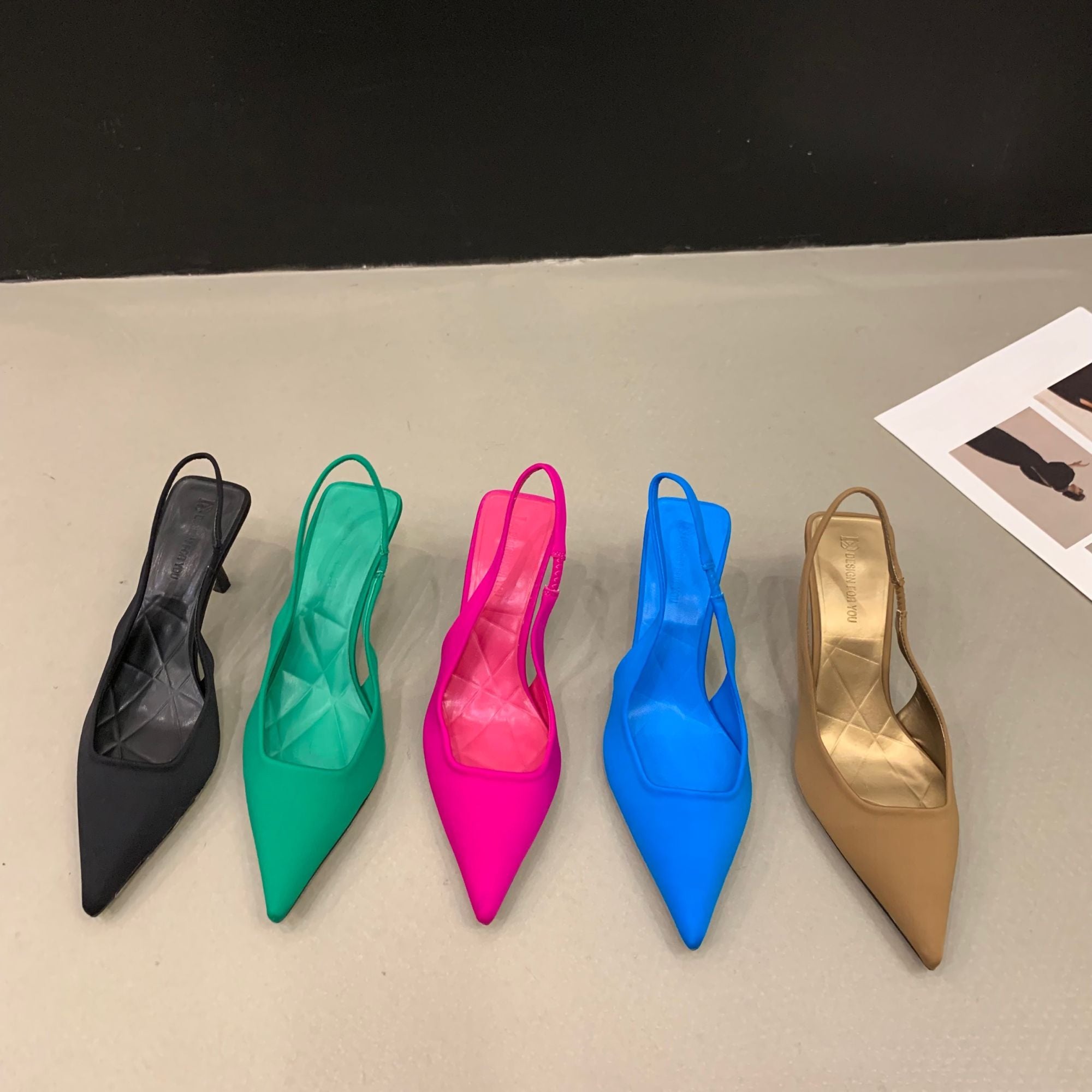 Valentina Pointed-Toe Stiletto Pumps