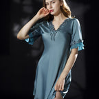 Serene Satin Chemise Nightgown
