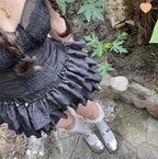 Luna Tiered Ruffle Mini Skirt