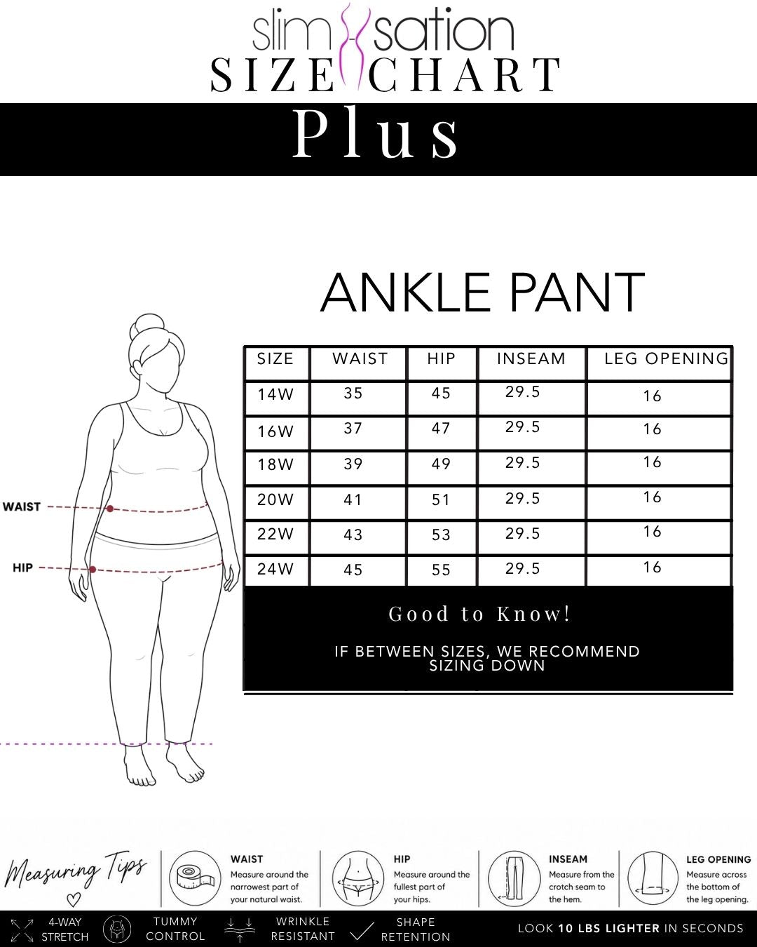 Plus Size Midnight Indigo Ankle Jeans with Pockets