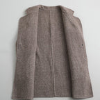 TESSCARA Mulheres Outono Inverno De Lã Mistura Básica Jaqueta Casaco Feminino Cashmere Quente Trench Office Manto Casacos Casacos & Coats