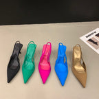 Valentina Pointed-Toe Stiletto Pumps