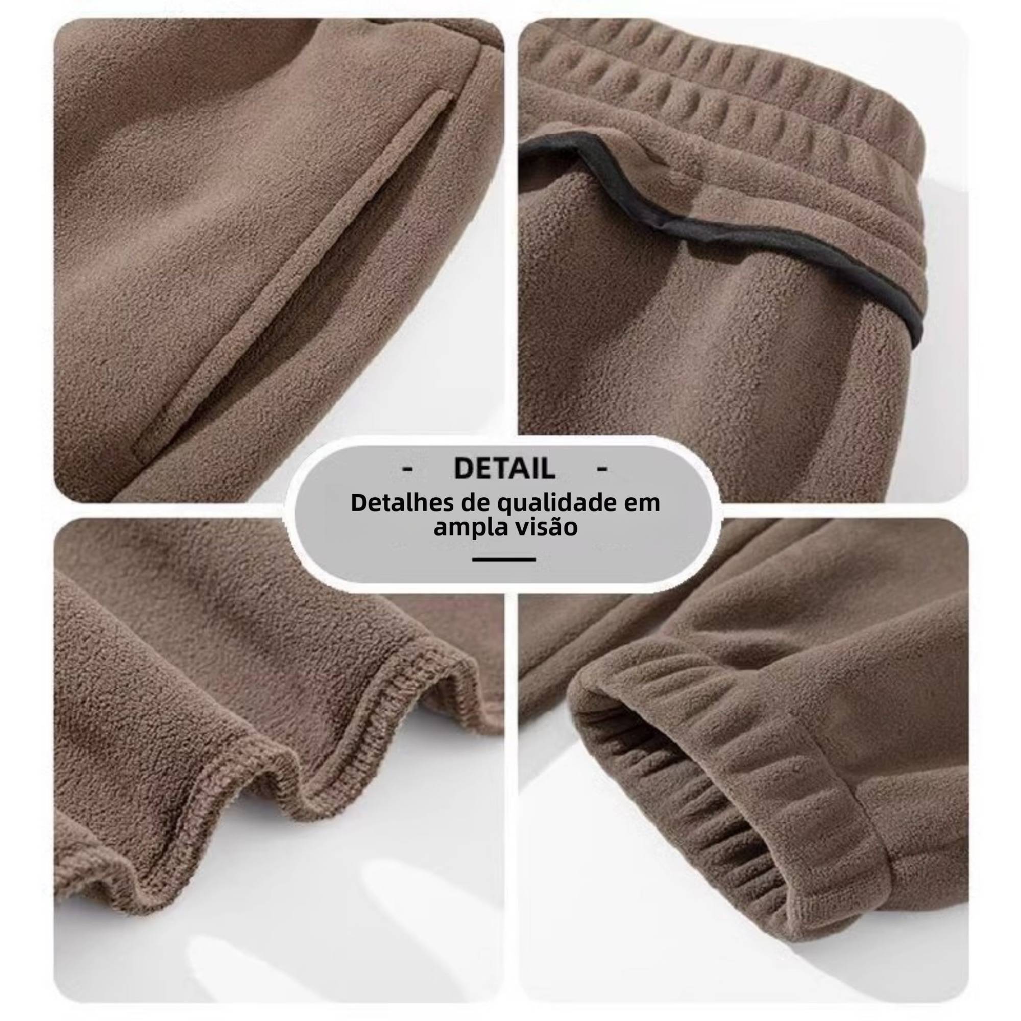 Calças de Moletom Grossas com Forro de Lã, Caimento Solto, Femininas, Casuais, Quentes para Outono/Inverno, Estilo Esportivo ...