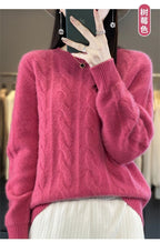 Feminino 100% lã merino camisola o pescoço manga longa cashmere malhas pulôver aliselect moda outono inverno roupas topos