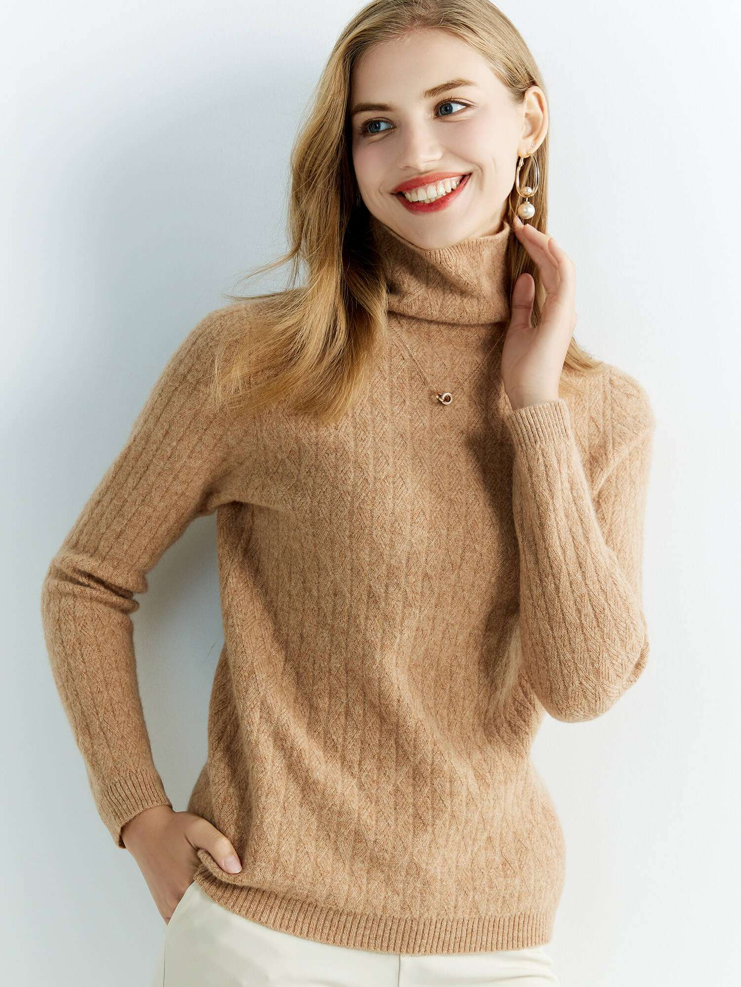 Freya Wool Turtleneck Sweater