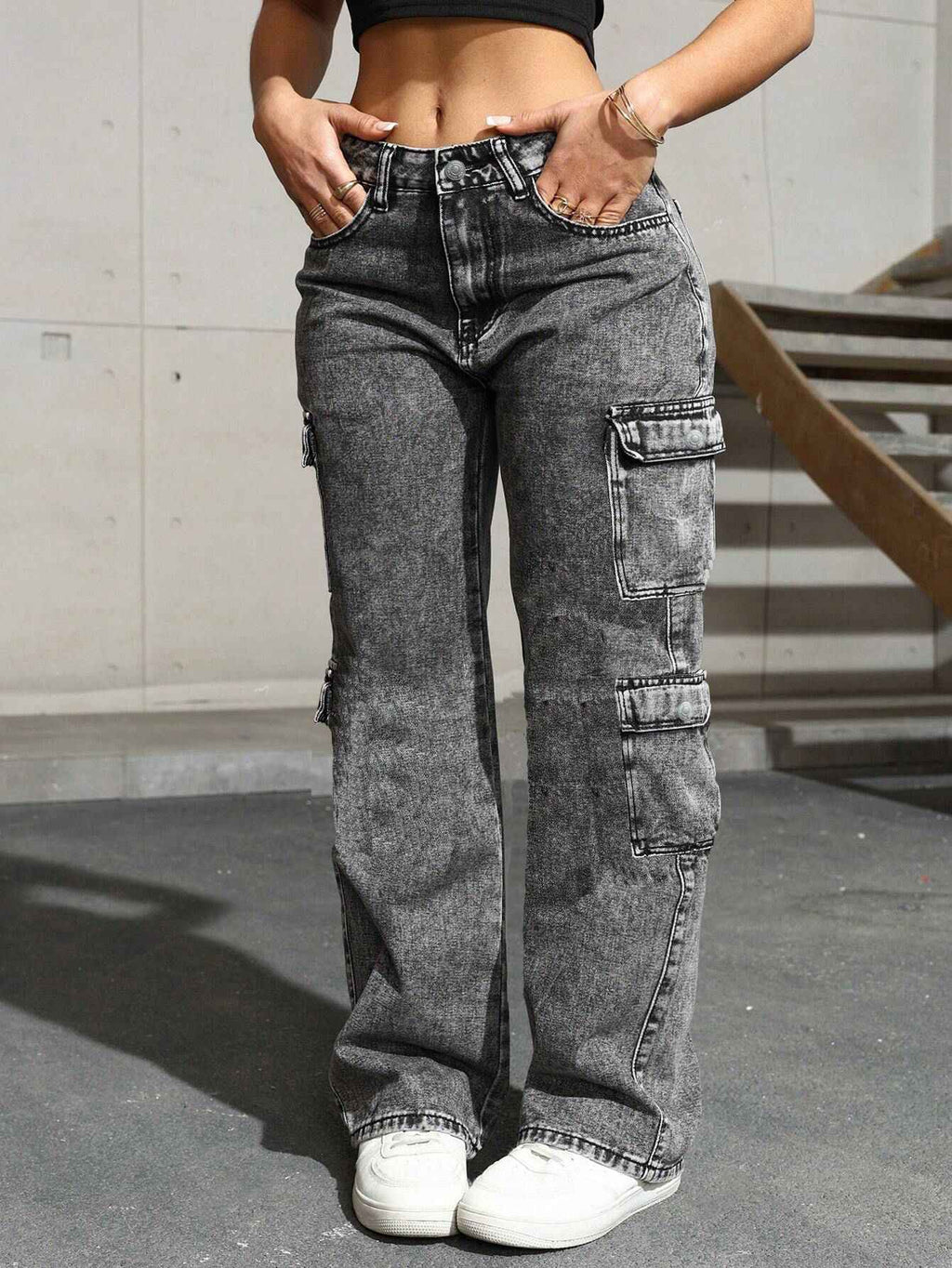 Romy High-Rise Cargo Jeans